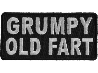 Grumpy Old Fart Patch | Embroidered Patches