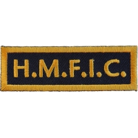 HMFIC Head Mother Fucker In Charge Patch | Embroidered Patches