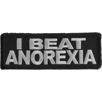 I Beat Anorexia Patch | Embroidered Patches