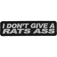 I Don't Give A Rats Ass Patch