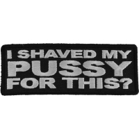 I Shaved My Pussy For This Patch