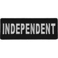 Independent  Black White 4 Inch Patch