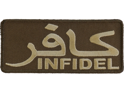 Infidel Subdued Patch With Arabic