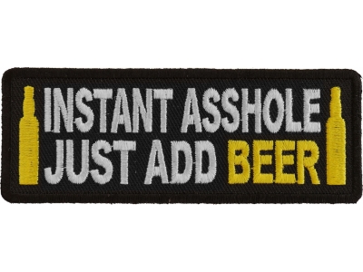 Instant Asshole Add Beer Patch