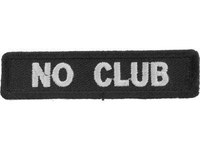 No Club Patch