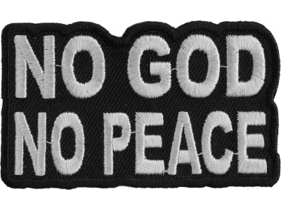 No God No Peace Patch