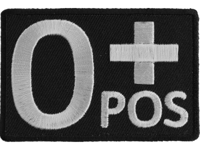 O POSITIVE Blood ID Patch