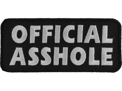 Official Asshole Patch | Embroidered Patches