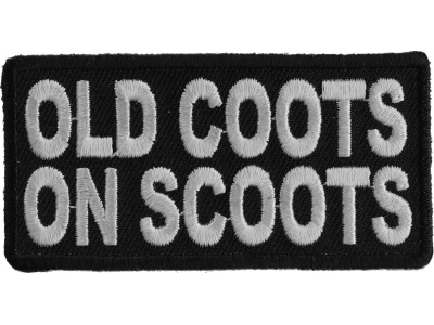 Old Coots On Scoots Patch | US Military Veteran Patches