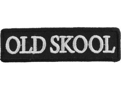Old Skool Patch | Embroidered Patches