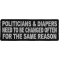 Politicians and Diapers Patch