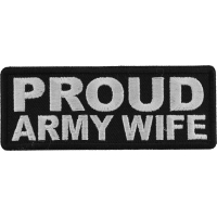 Proud Army Wife Patch