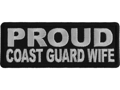 Proud Coast Guard Wife Patch
