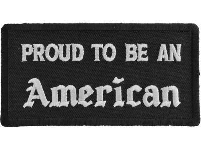 Proud To Be An American Patch | US Military Veteran Patches