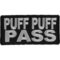 Puff Puff Pass Patch | Embroidered Pot Patches
