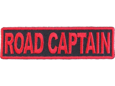 Road Captain Patch Red