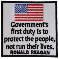 Ronald Reagan Said Patch | US Military Veteran Patches