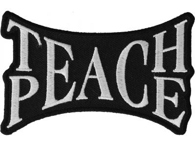 Teach Peace Patch | Embroidered Patches