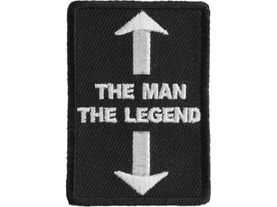 The Man The Legend Patch | Embroidered Patches