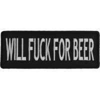 Will Fuck For Beer Patch