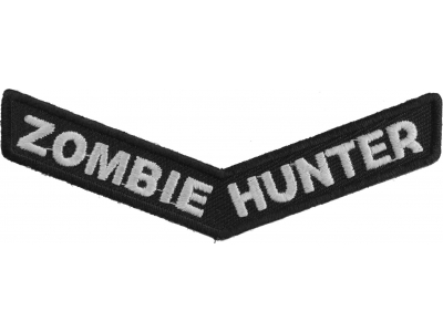 Zombie Hunter Stripe Patch | Embroidered Patches