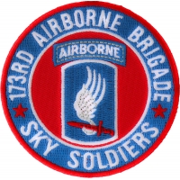 173rd Airborne Brigade Patch Sky Soldiers