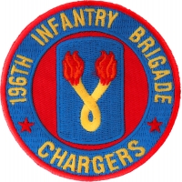 196th Infantry Brigade Patch Chargers