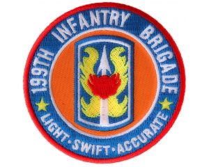 199th Infantry Brigade Patch Light Swift Accurate