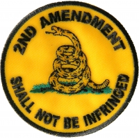 2nd Amendment Shall Not Be Infringed Round Patch