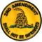 2nd Amendment Shall Not Be Infringed Round Patch