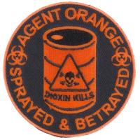 Agent Orange Sprayed And Betrayed Patch | US Military Vietnam Veteran Patches