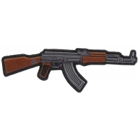 AK 47 Patch Right Assault Rifle Gun | Embroidered Patches