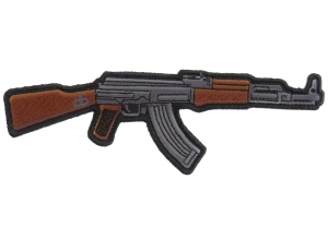 AK 47 Patch Right Assault Rifle Gun | Embroidered Patches