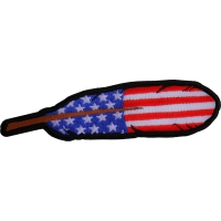 American Flag Feather Patch