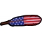 American Flag Feather Patch