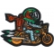 Astronaut Biker Patch