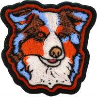 Aussie Shepherd Dog Iron on Patch