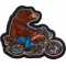 Bear Biker Patch