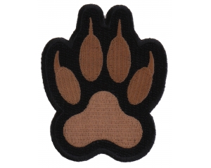 Canine Paw Print Iron on Patch