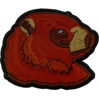 Beaver Iron on Patch