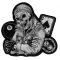 Biker Life Skull 8 Ball Aces and Dice Patch