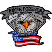Biker Forever Eagle Eye Patch