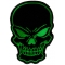 Green Skull Patch