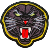 Black Jaguar Iron on Patch