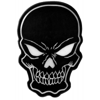Black Skull Large Back Patch | Embroidered Patches