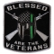 Blessed Are The Veterans Iron on Patch