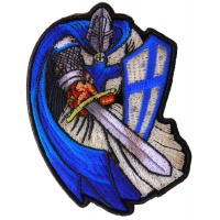 Blue Cape Knight Patch