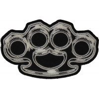 Brass Knuckles Patch | Embroidered Patches