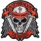 Brotherhood of Bikers Respect and Loyalty Skull and Swords Patch