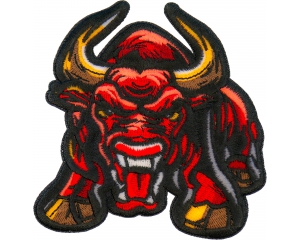 Bull Charging Patch